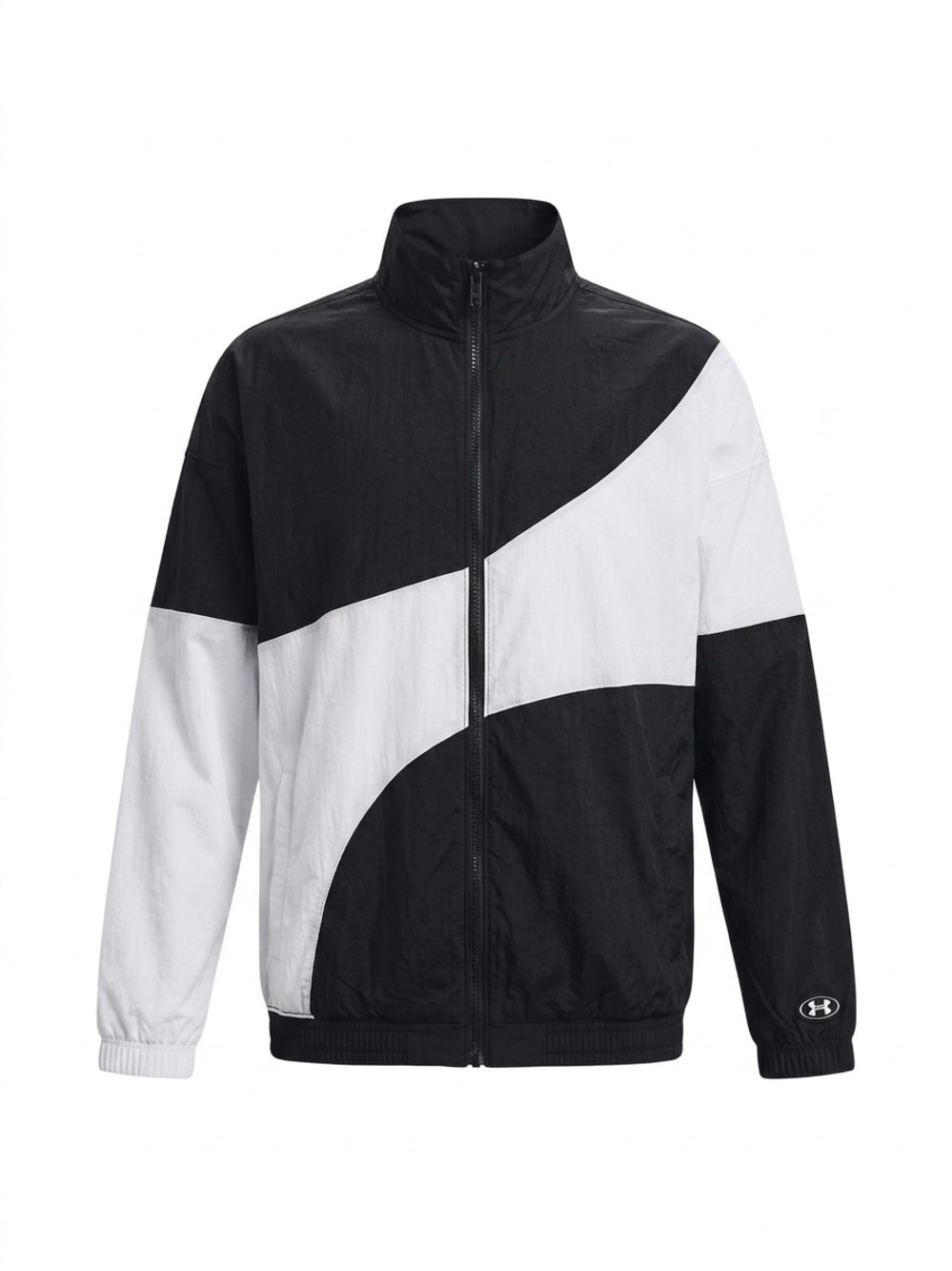 Under Armour Black & White Women's Colorblock Windbreaker